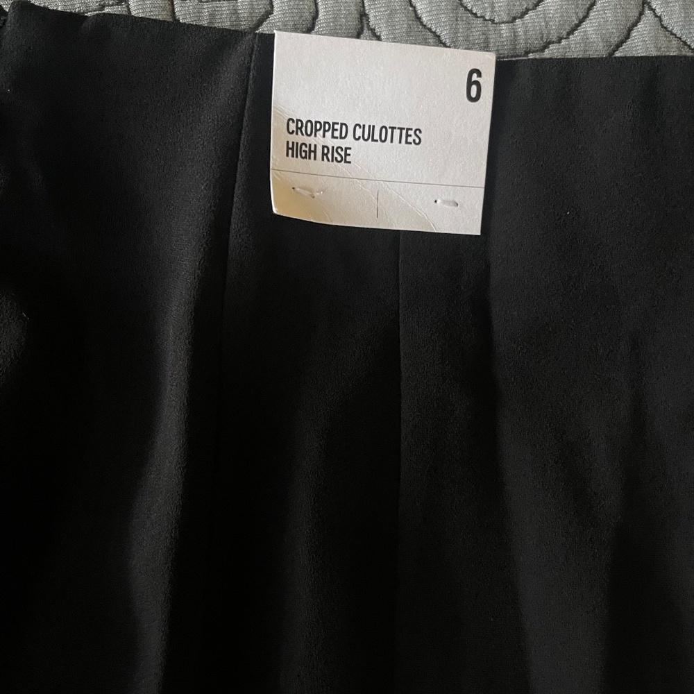 CROPPED CULOTTES HIGH RISE